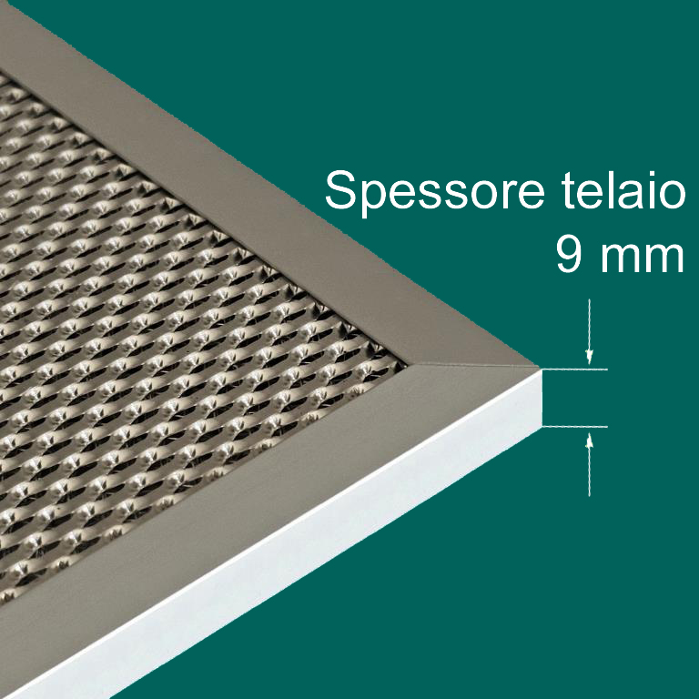 ALUMINUM FILTER FOR KITCHEN HOOD 159 x 460 mm - Image 3