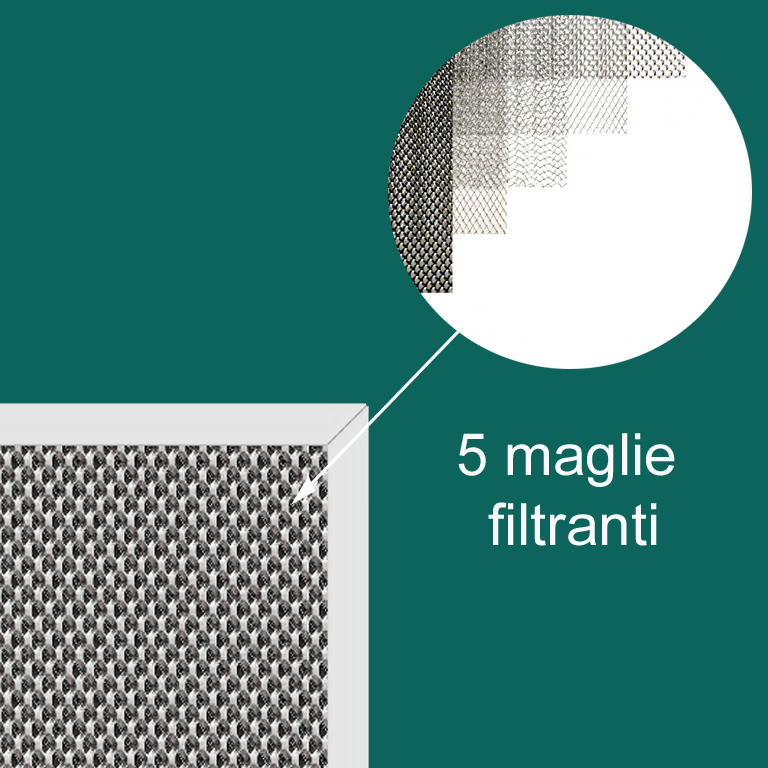 ALUMINUM FILTER FOR KITCHEN HOOD 159 x 460 mm - Image 4