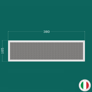 ALUMINUM FILTER FOR KITCHEN HOOD 380 x 105 mm